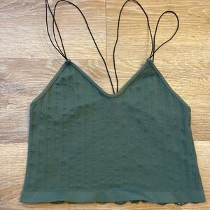 Spaghetti strapped tank top